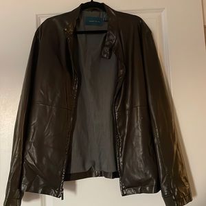 Perry Ellis leather jacket size XL